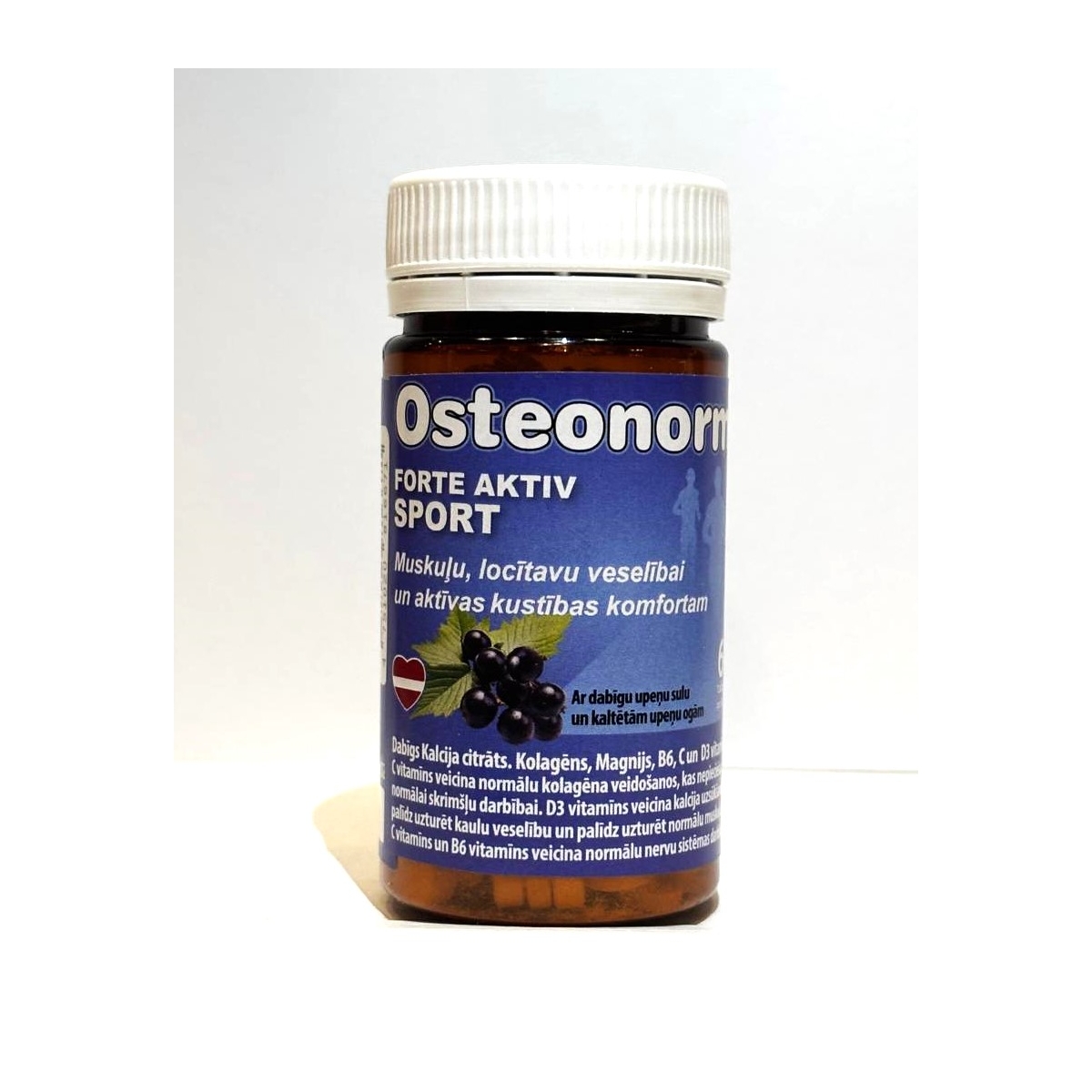 OSTEONORM FORTE aktiv sport tabletes, 60 gab. - Produkta attēls