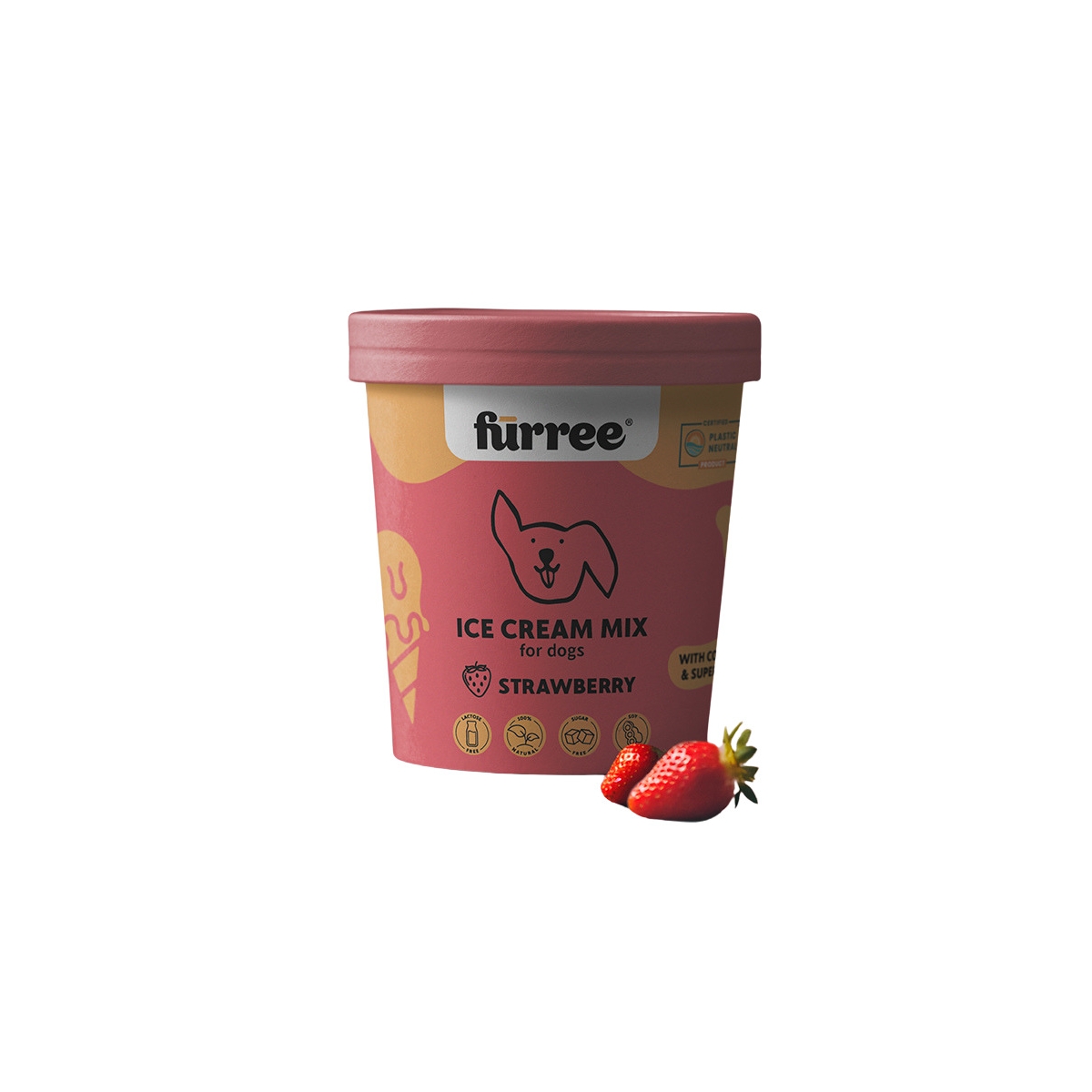 Fürree saldējuma pulveris Zemene 60g (10 porcijas) suņiem - Produkta attēls