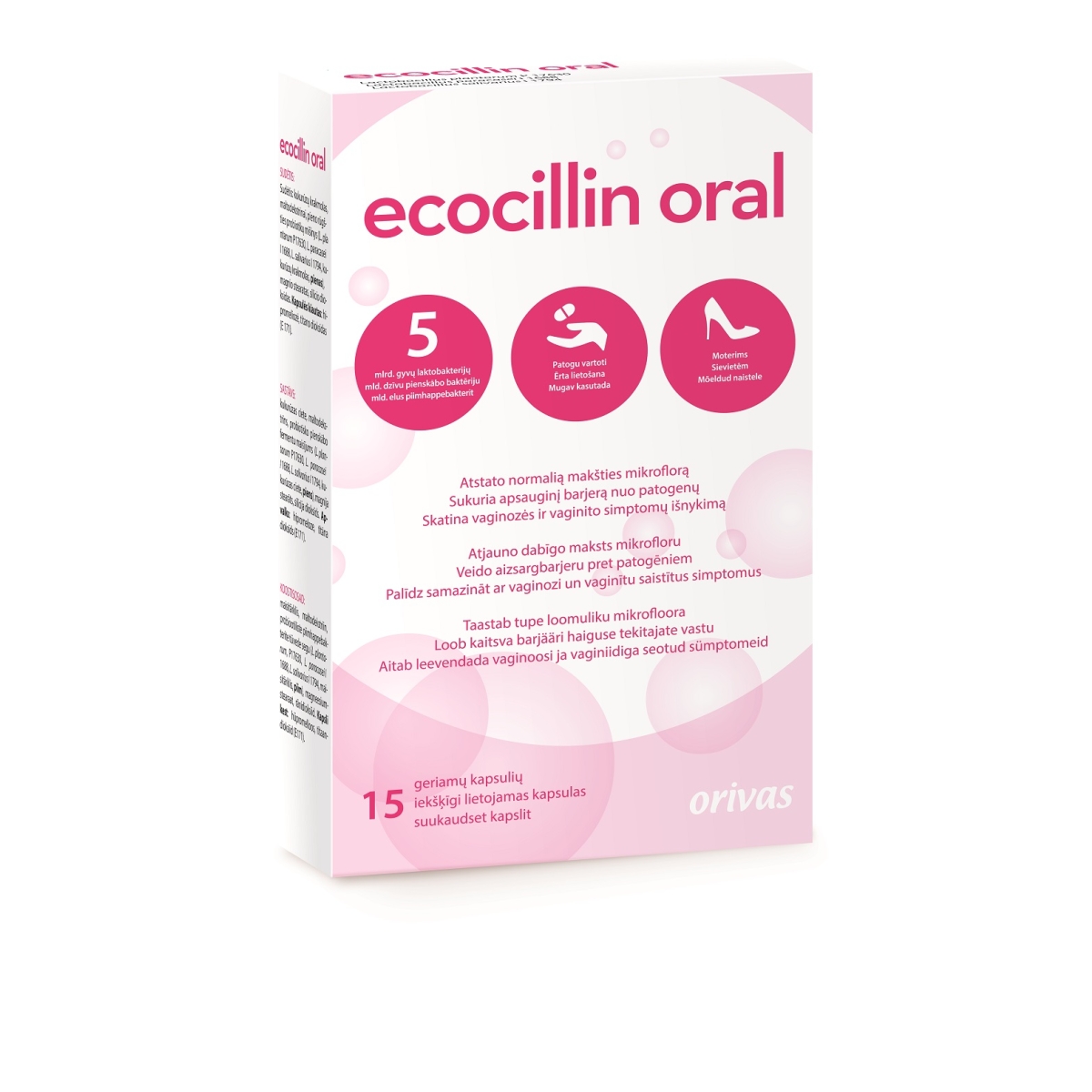 ECOCILLIN oral kapsulas, N15