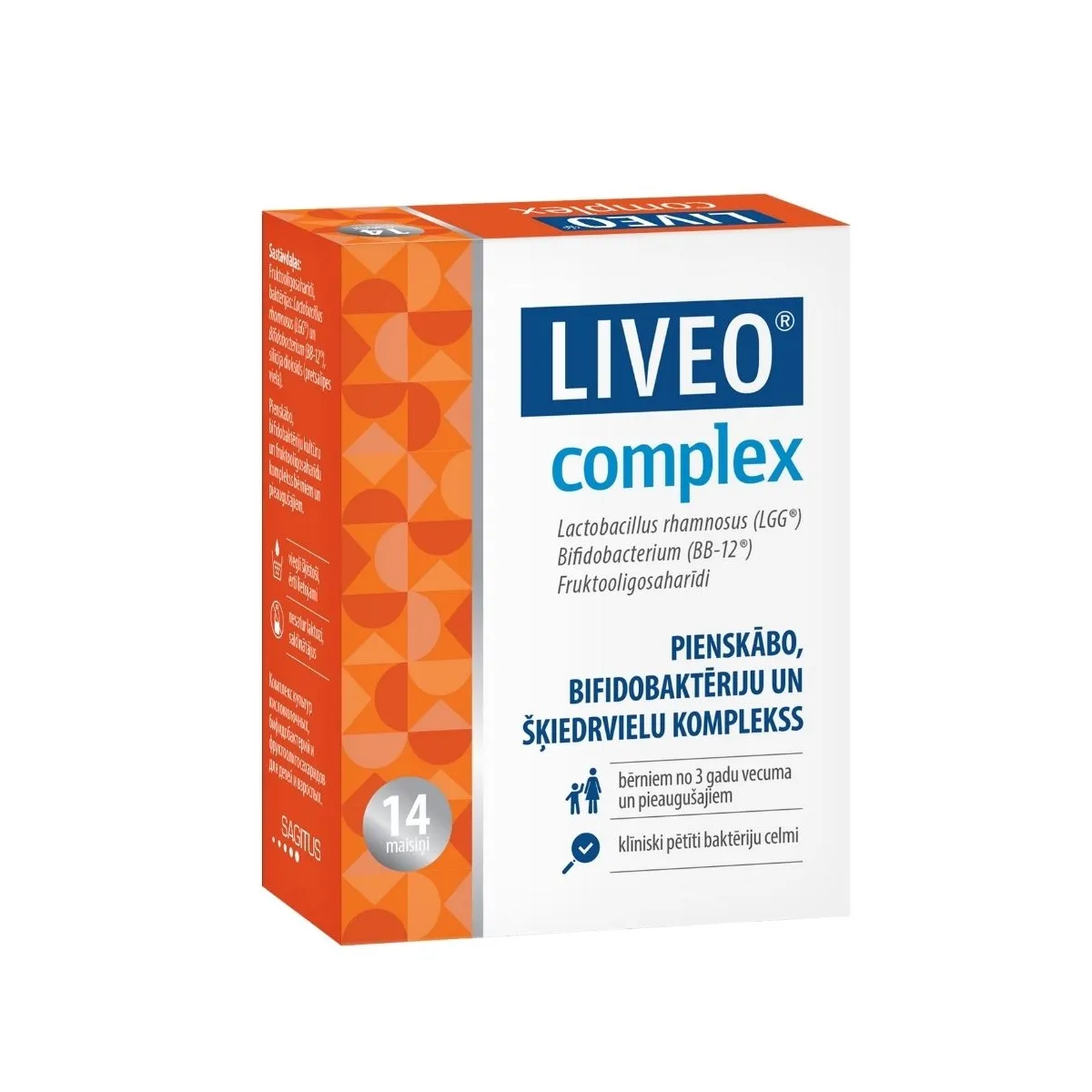 LIVEO Complex pulv. paciņās, 14 gab. - Produkta attēls 1