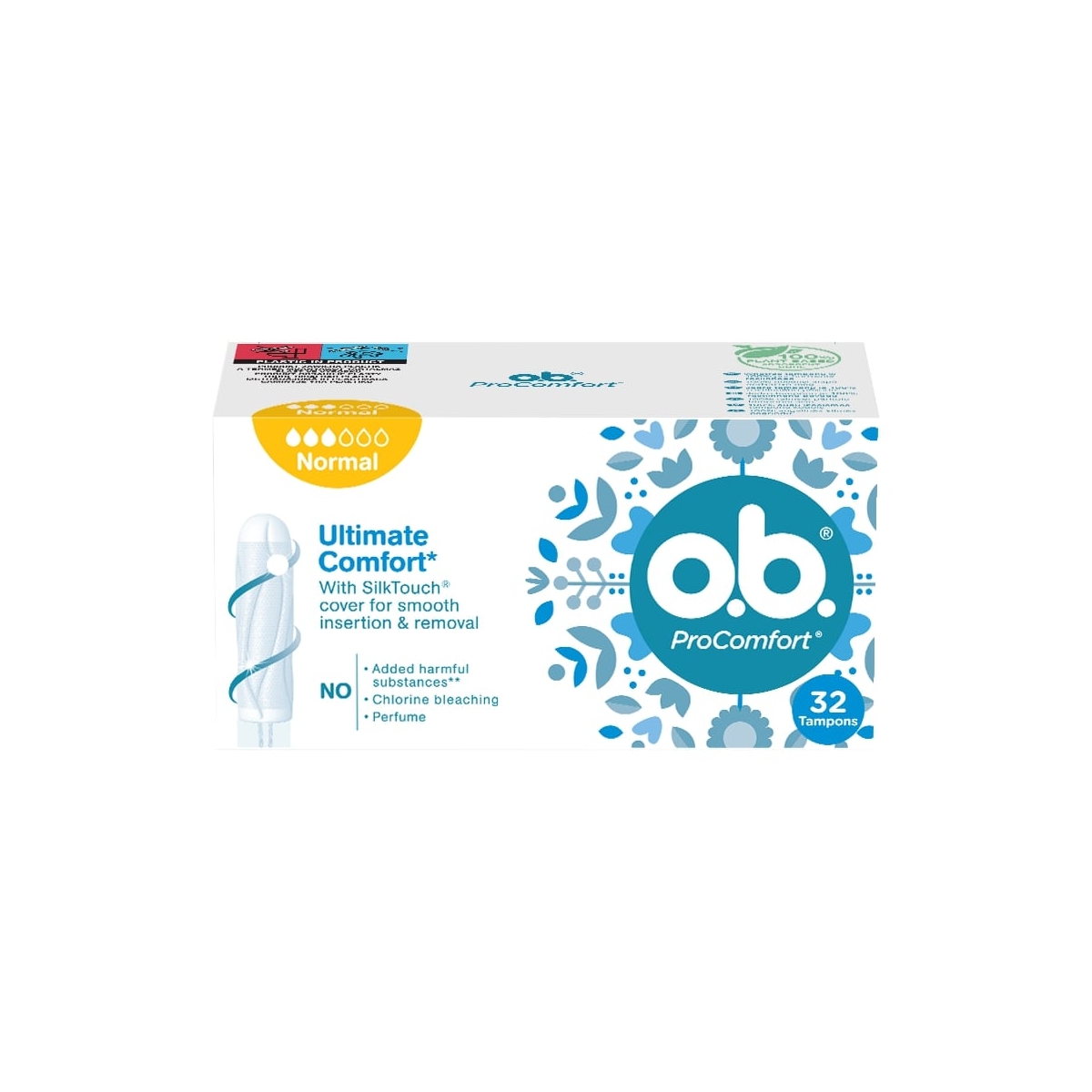 Tamponi O.B Procomfort Normal N32 - Produkta attēls
