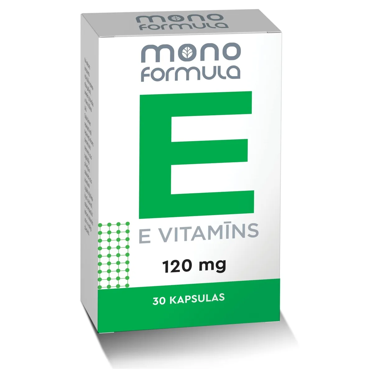 MONO FORMULA E vitamīns kapsulas, 30 gab. - Produkta attēls