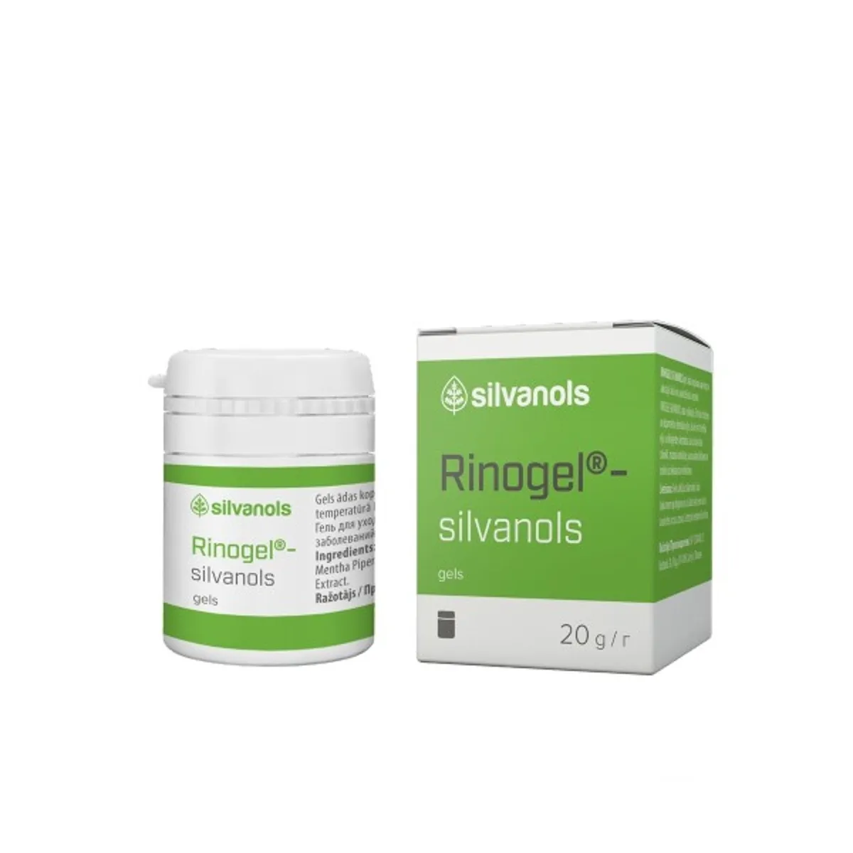 SILVANOLS Rinogels gels, 20 g - Produkta attēls