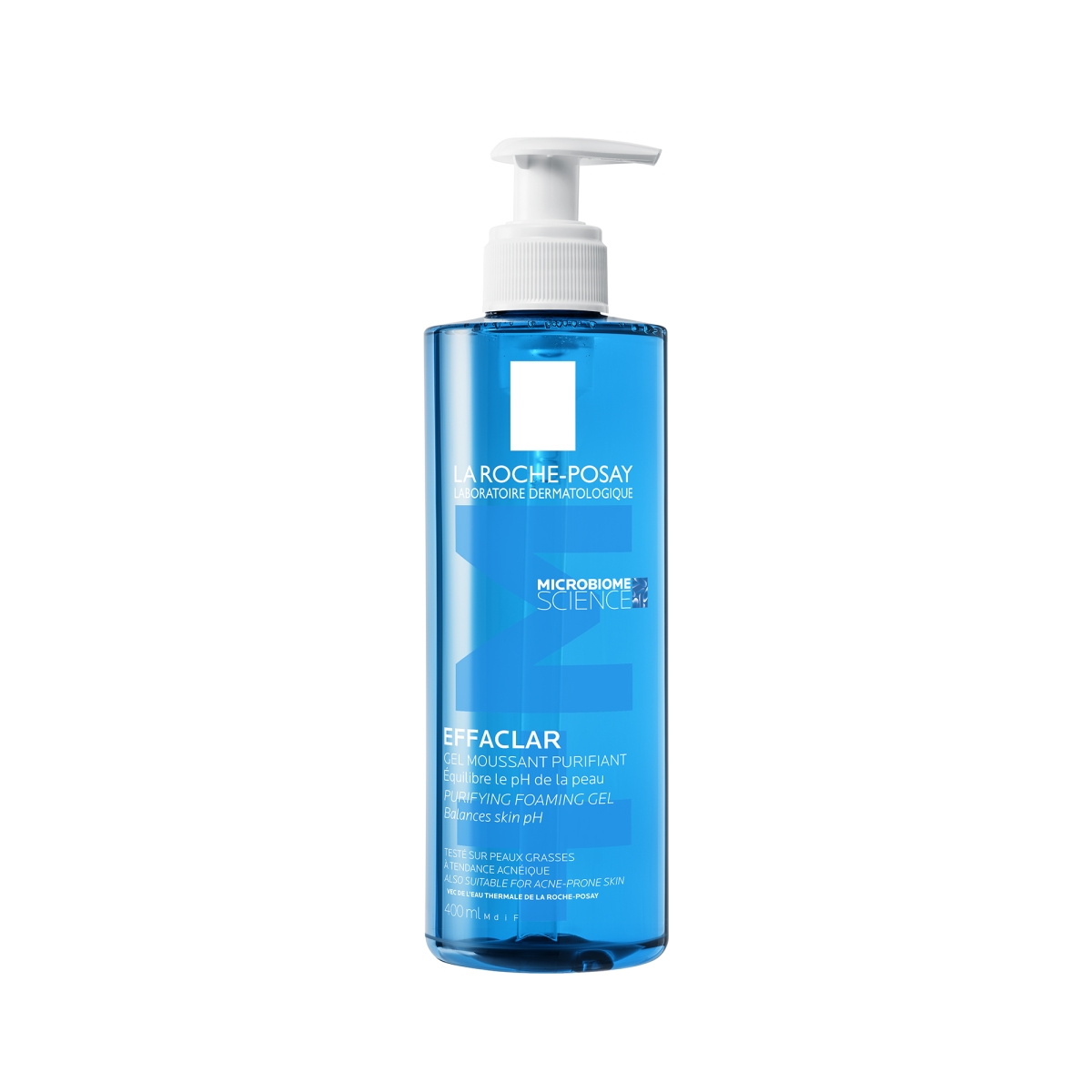 LA ROCHE-POSAY Effaclar attīroša želeja taukainai un uz akni tendētai ādai, 400 ml - Produkta attēls