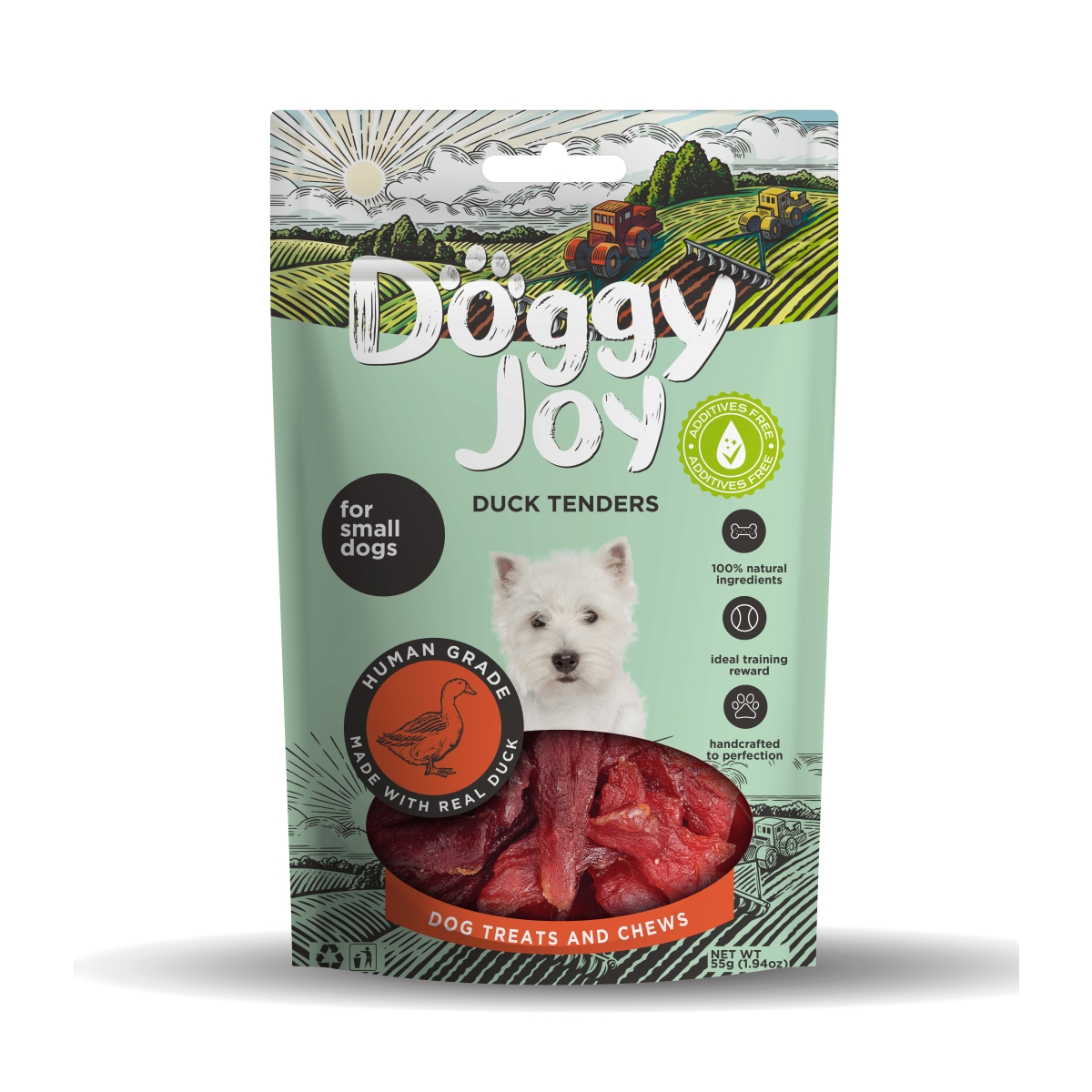 DOGGY JOY PĪLES GAĻAS IZLASE MAZIEM SUŅIEM 55G - Produkta attēls