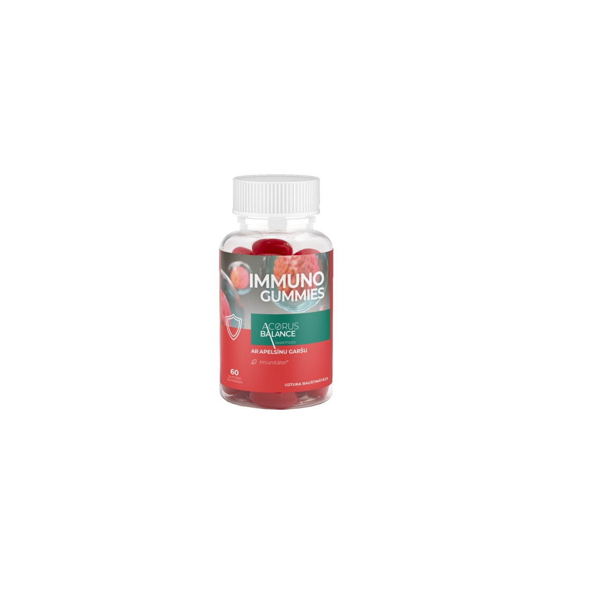 Acorus Balance Immuno Gummies košļājamās pastilas, 60 gab - Produkta attēls