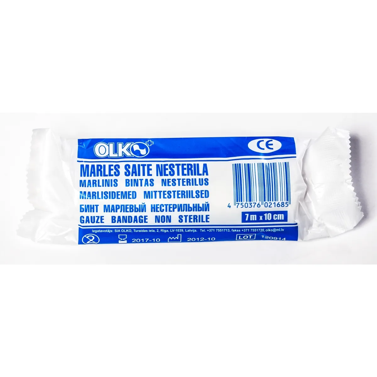 SAITE MARLES NESTERILA 7Mx10CM (OLKO) - Produkta attēls