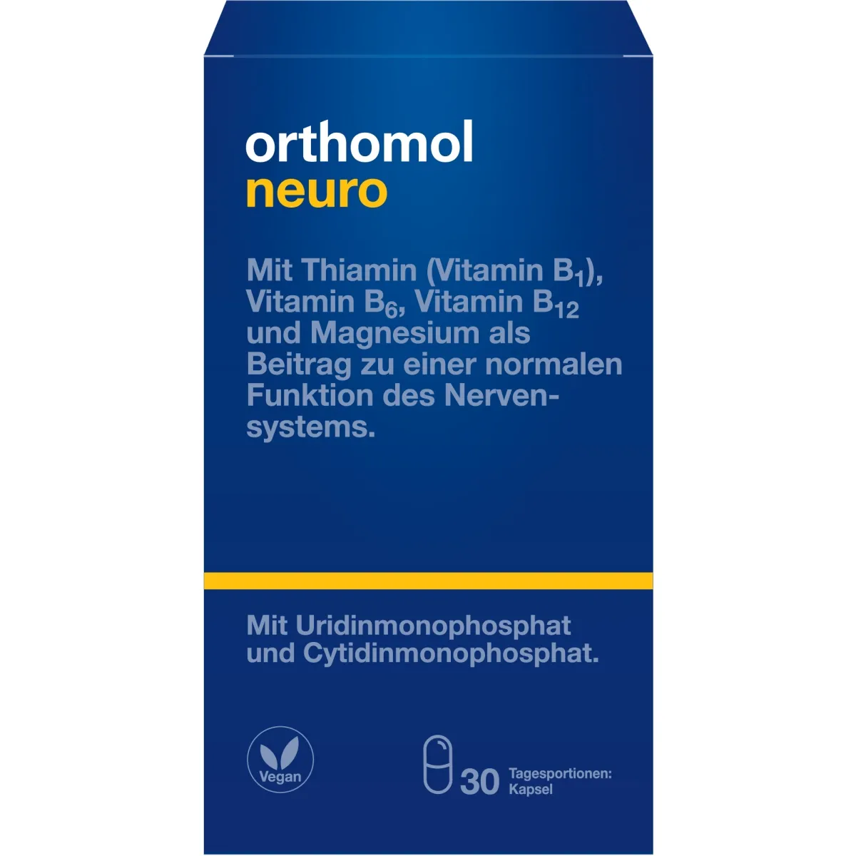 ORTHOMOL Neuro kapsulas, 30 gab. - Produkta attēls