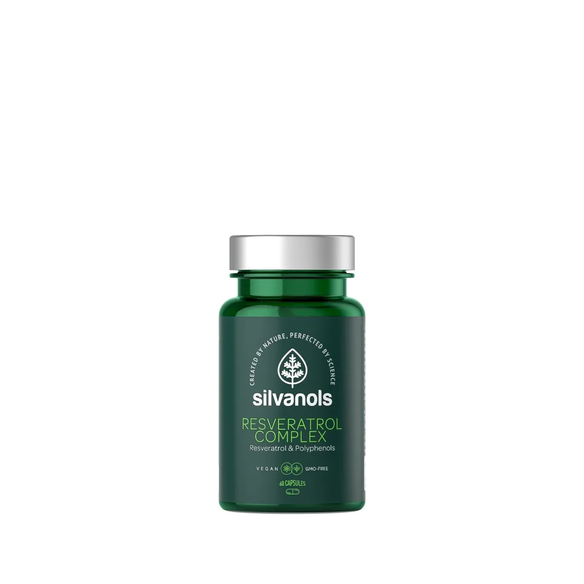 SILVANOLS Resveratrol Complex kapsulas, 60 gab. - Produkta attēls