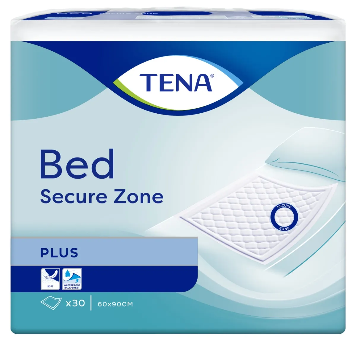 TENA Bed Plus paladziņi 60x90cm, 30 gab. - Produkta attēls