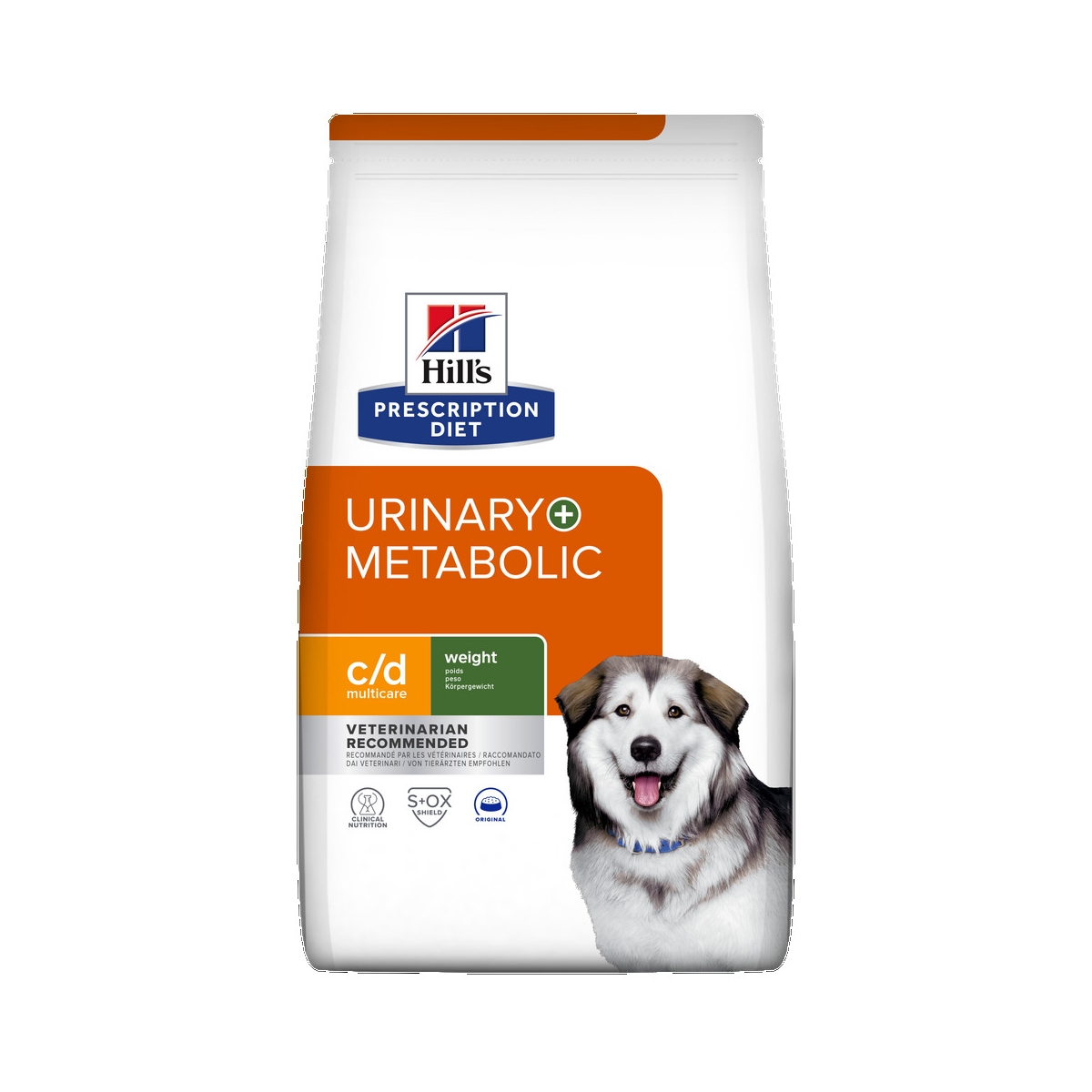 Hills PD suņu sausā barība C/D Multicare+Metabolic 1,5kg - Produkta attēls