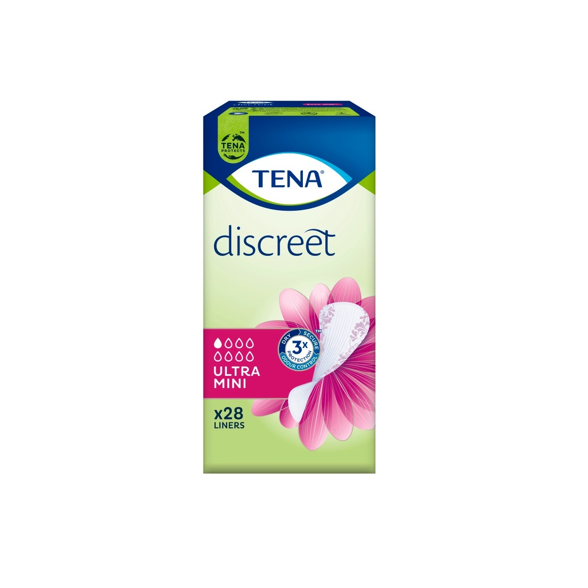 TENA Discreet Ultra Mini ieliktnīši, 28 gab. - Produkta attēls