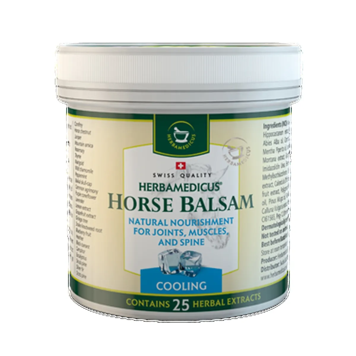 HERBAMEDICUS Horse balzam atvēsinošs 125 ml - Produkta attēls