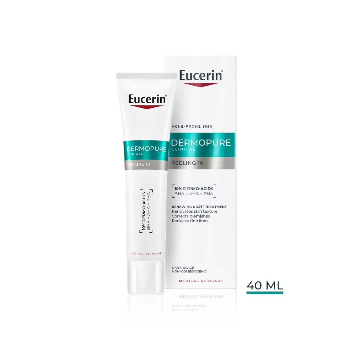 EUCERIN Dermopure atjaunojošs serums ādai ar tieksmi uz akni, 40 ml - Produkta attēls