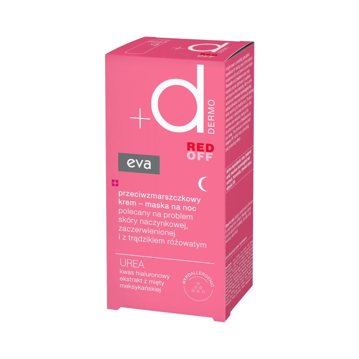 EVA DERMO Red Off pretgrumbu nakts krēms – maska kuperozai sejas ādai, 50 ml - Produkta attēls