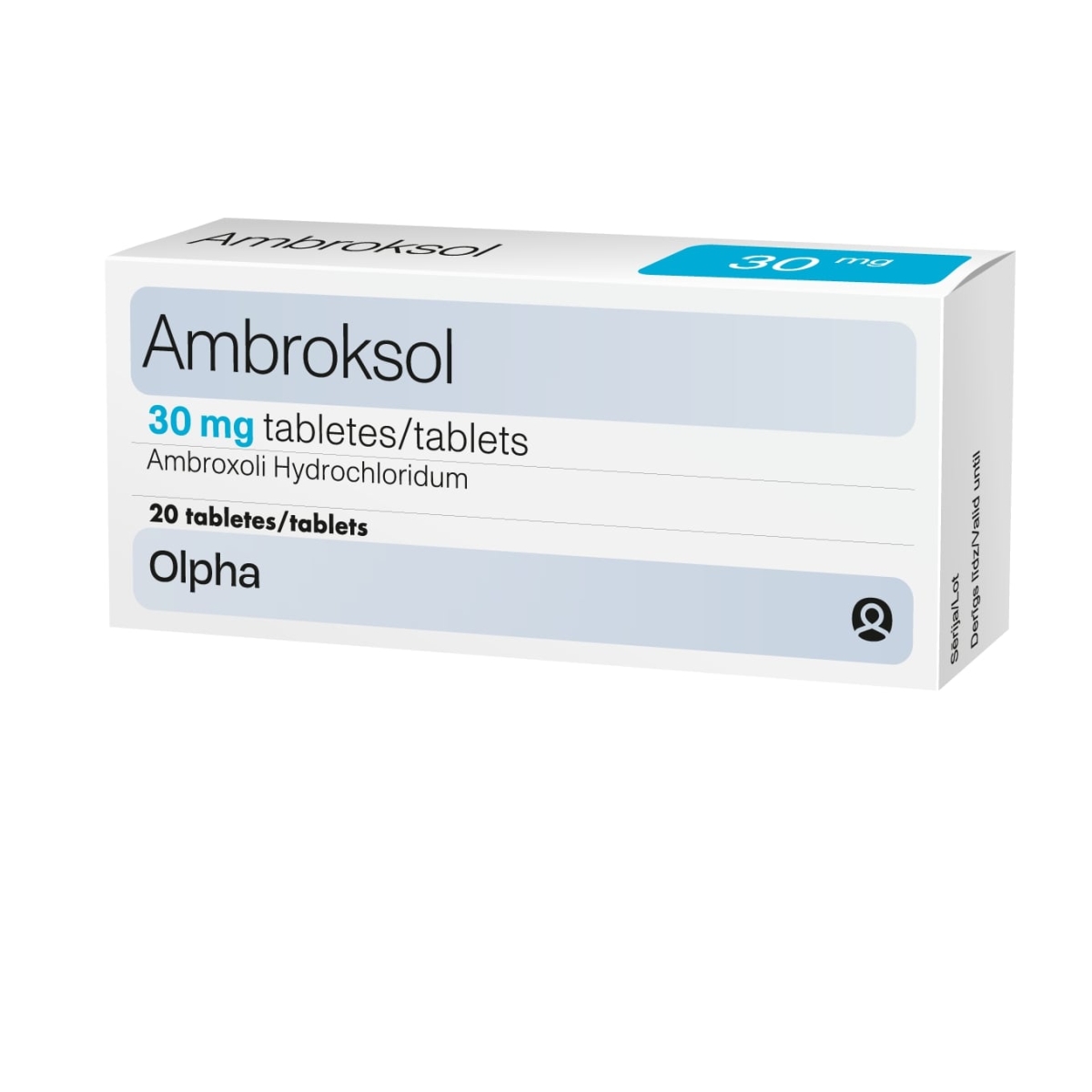 AMBROKSOL 30MG TABLETES N20 - Produkta attēls