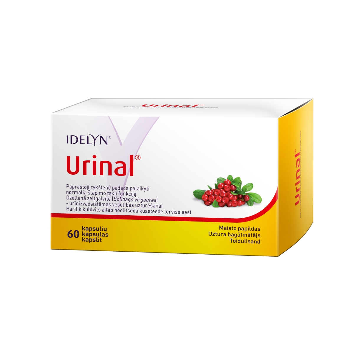 WALMARK URINAL Idelyn kapsulas, 60 gab. - Produkta attēls