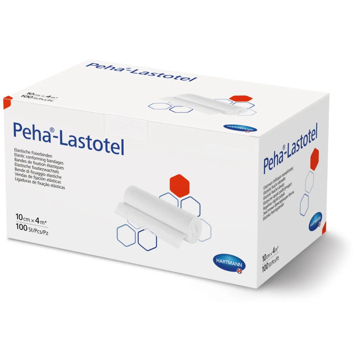 PEHA-LASTOTEL elastīga marles saite, 10 cm x 4 m - Produkta attēls