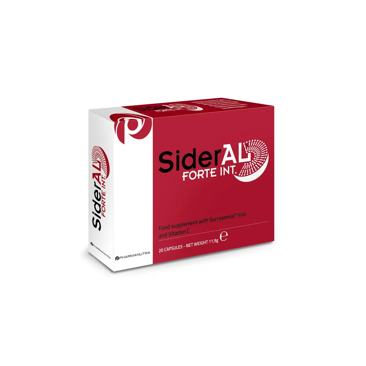 SIDERAL® Forte 30mg kapsulas, 20gab. - Produkta attēls