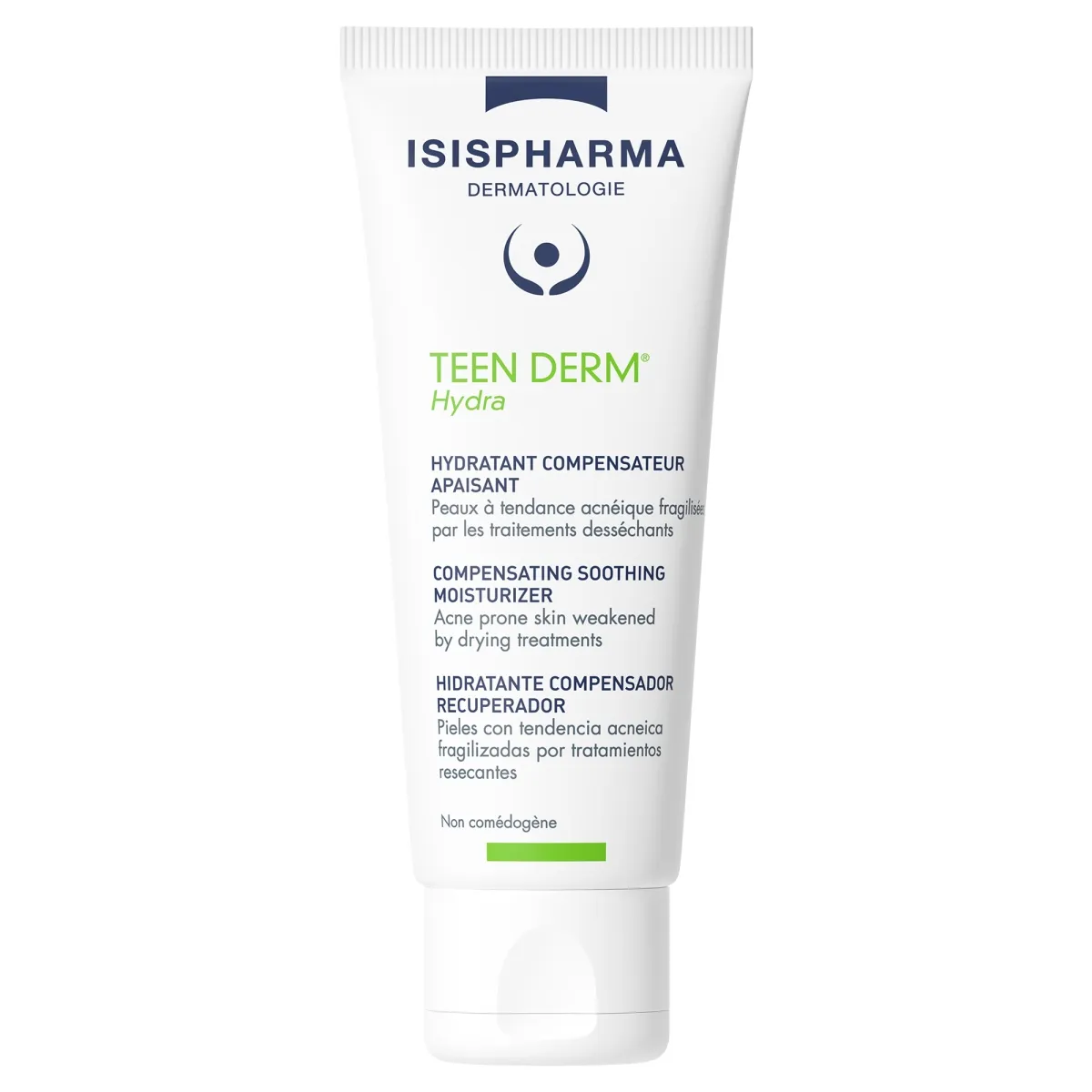 ISISPHARMA Teen Derm Hydra mitrinātājs izsausinātai aknes ādai, 40 ml - Produkta attēls