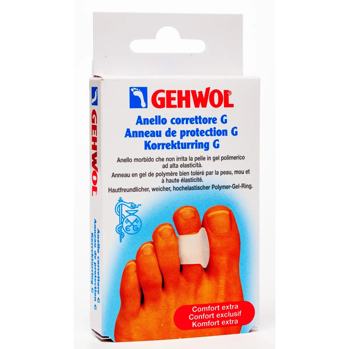 GEHWOL KORREKTURRING G N3 POLIMĒRA KORIĢ AIZSARGRIŅĶ 1026901 - Produkta attēls