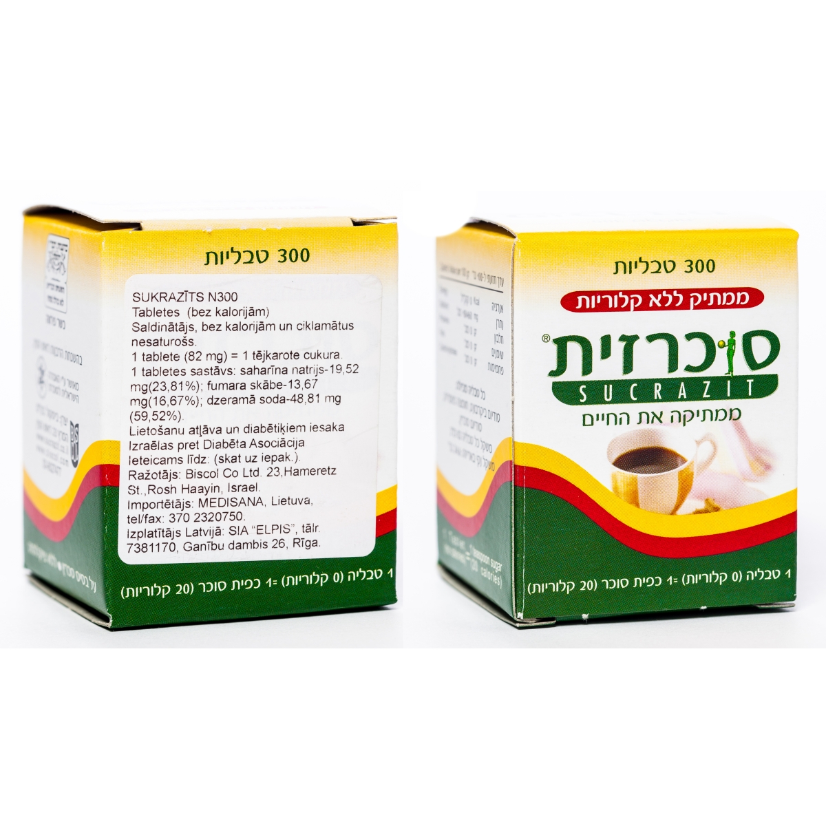 SUCRAZIT (SACHARIN) TBL N300 (SĒNĪTE)