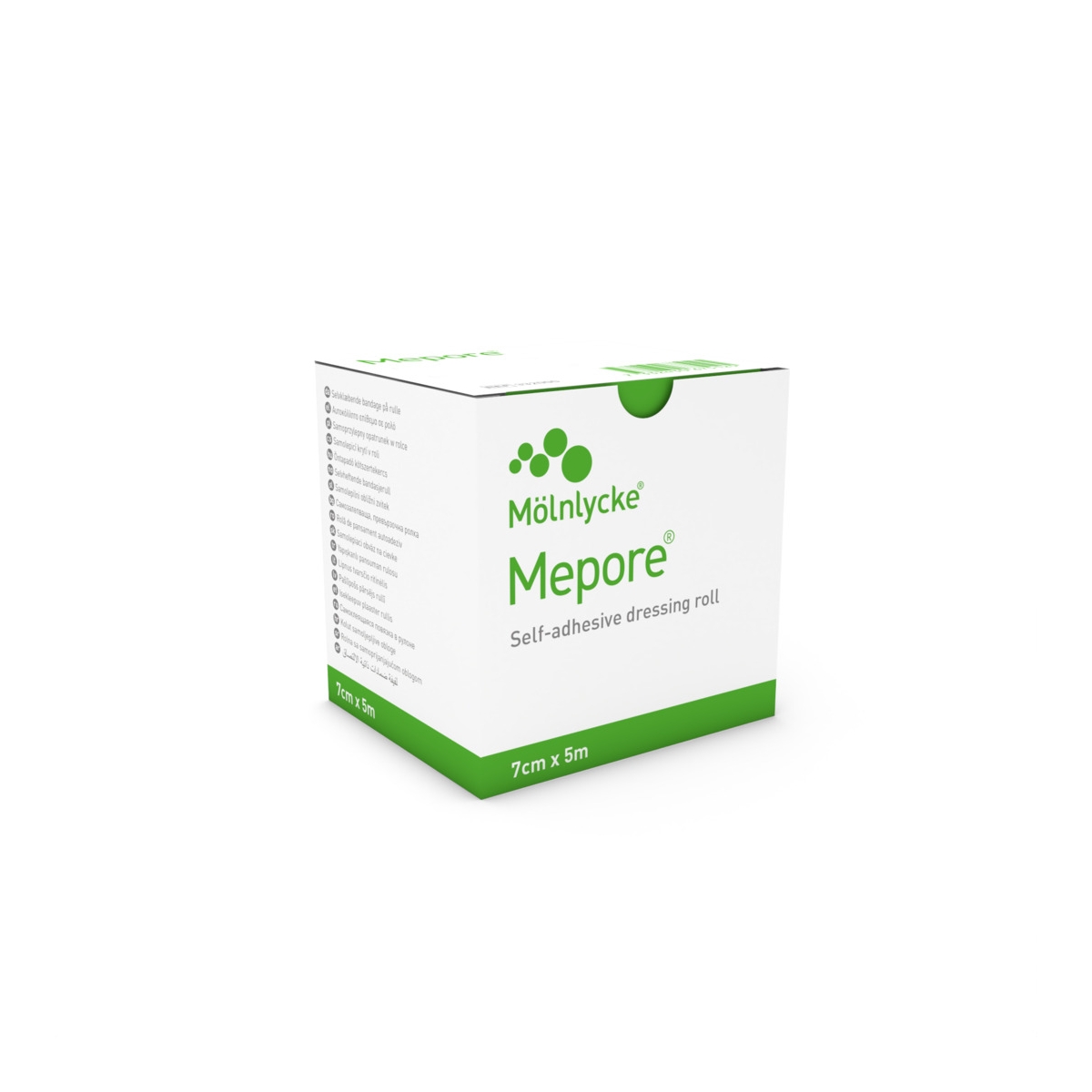 MEPORE 7cm x 5m rullis, nesterils pārsējs - Produkta attēls