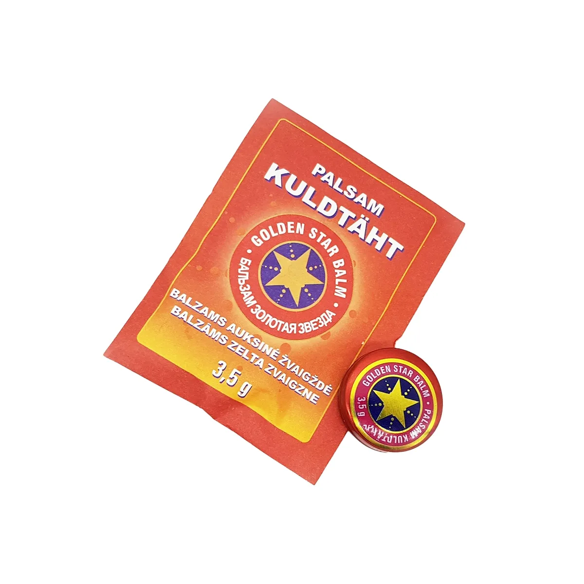 Zelta Zvaigznīte balzams Golden star, 3.5 g - Produkta attēls