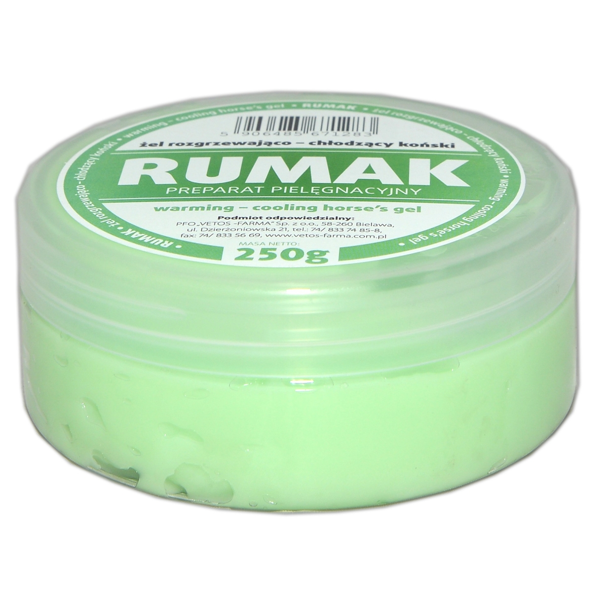 RUMAK SILDOŠI ATVĒSINOŠS GELS 250G - Produkta attēls