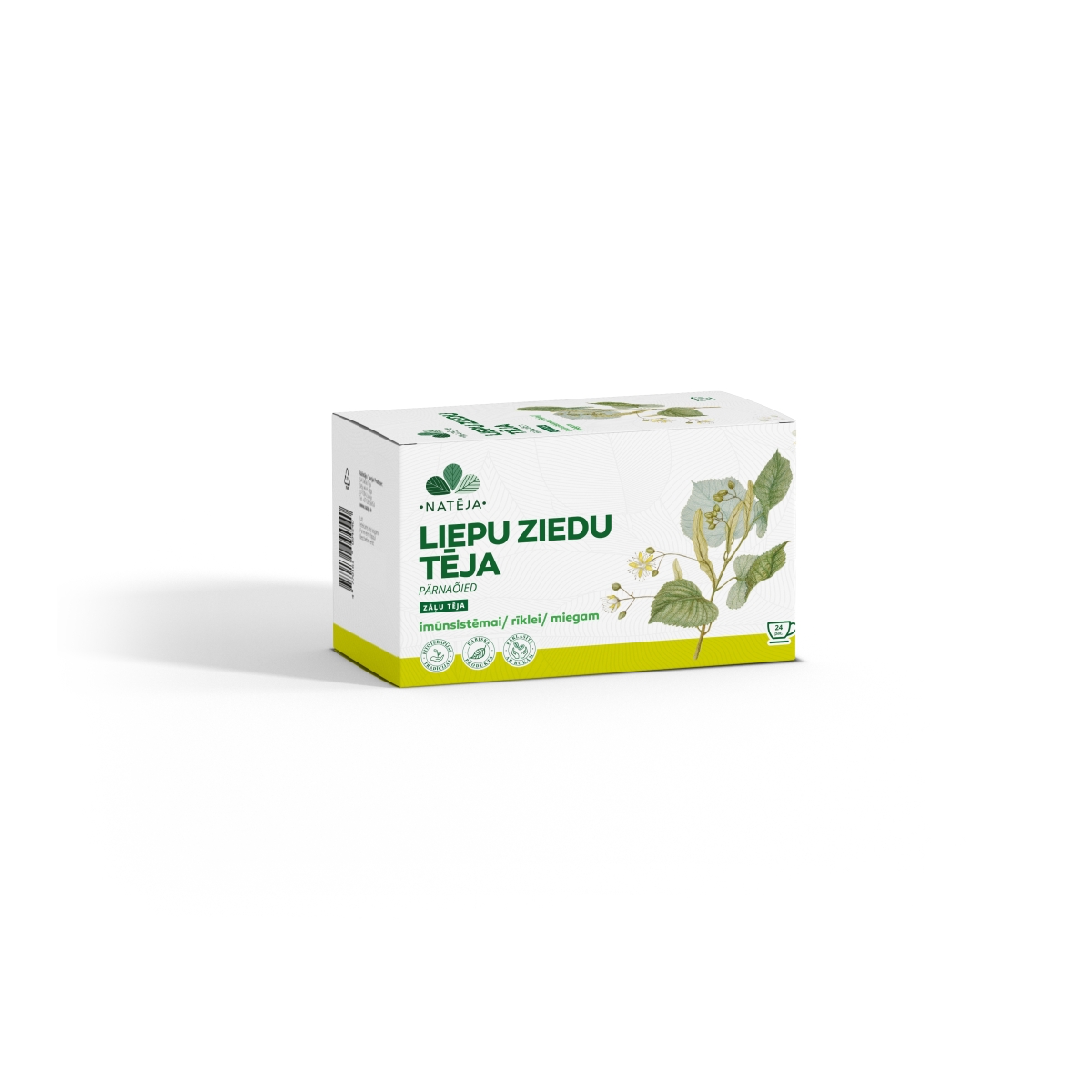 NATĒJA Liepu ziedu tēja paciņās, N24 - Produkta attēls