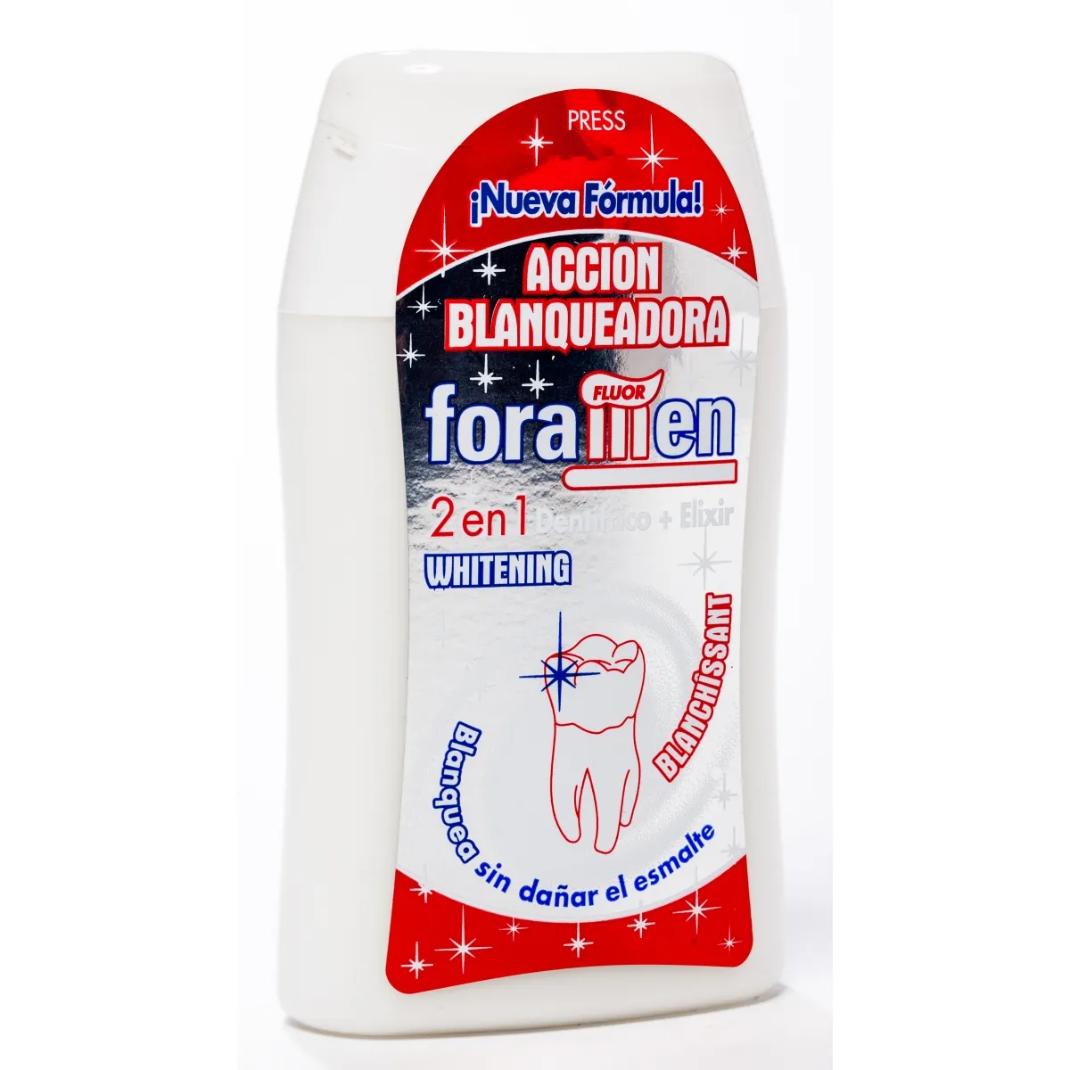 FORAMEN 2IN1 TOOTHPAST+MOUTHWASH 100ML 307 (WHITE TEETH) - Produkta attēls
