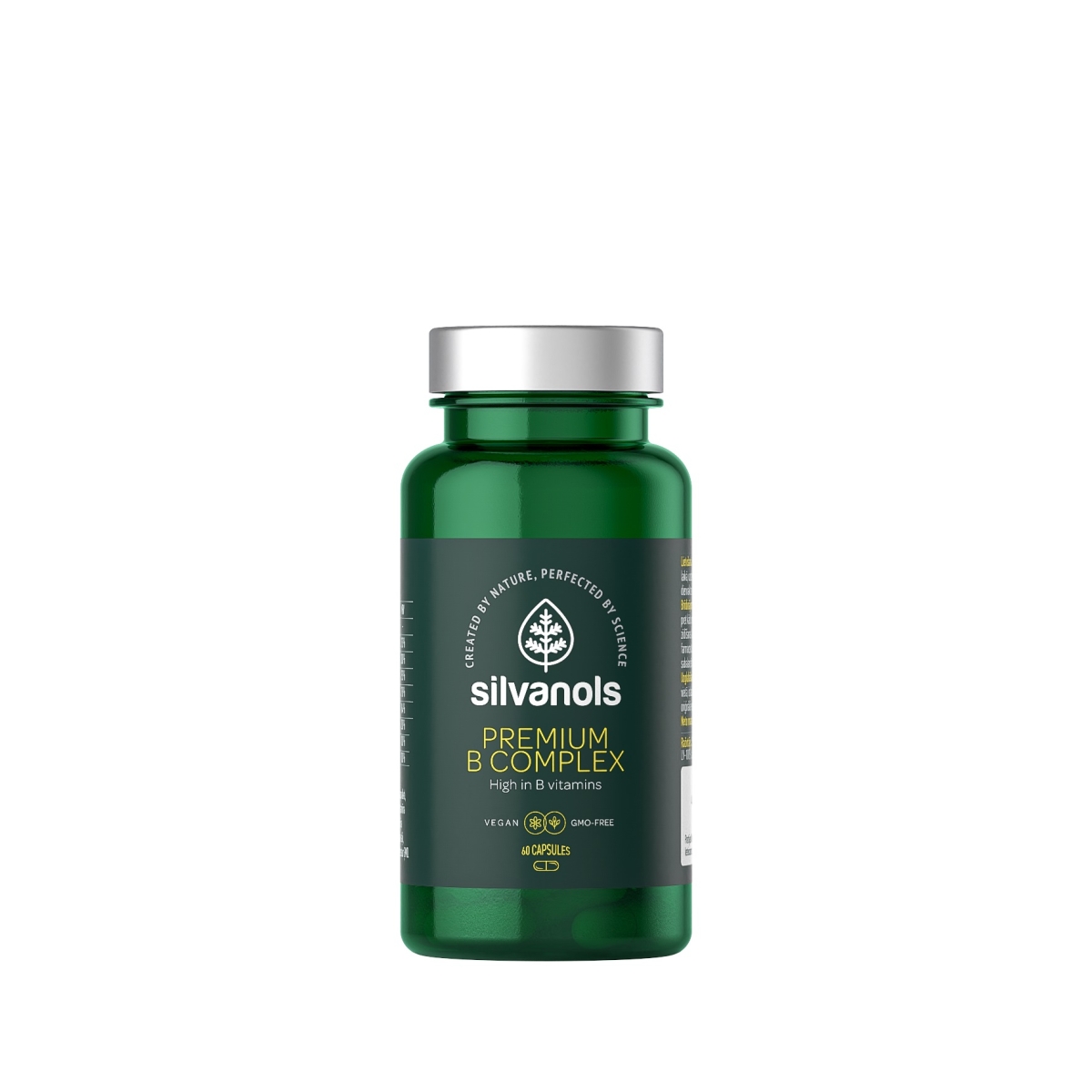 SILVANOLS Premium B Complex kapsulas, 60 gab. - Produkta attēls