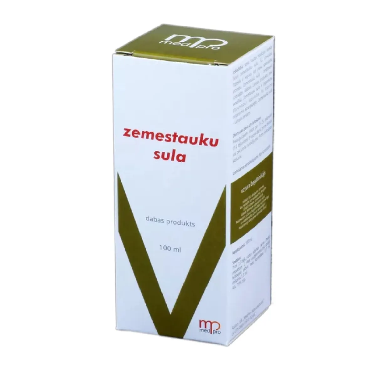 MEDPRO ZEMESTAUKU SULA 100ML - Produkta attēls