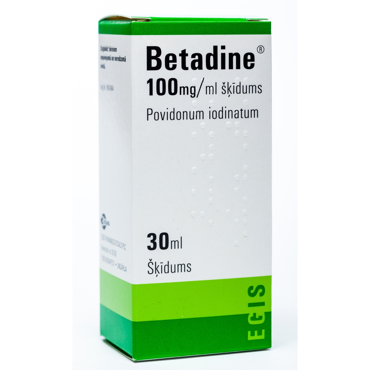 BETADINE SOL 10% 30ML - Produkta attēls