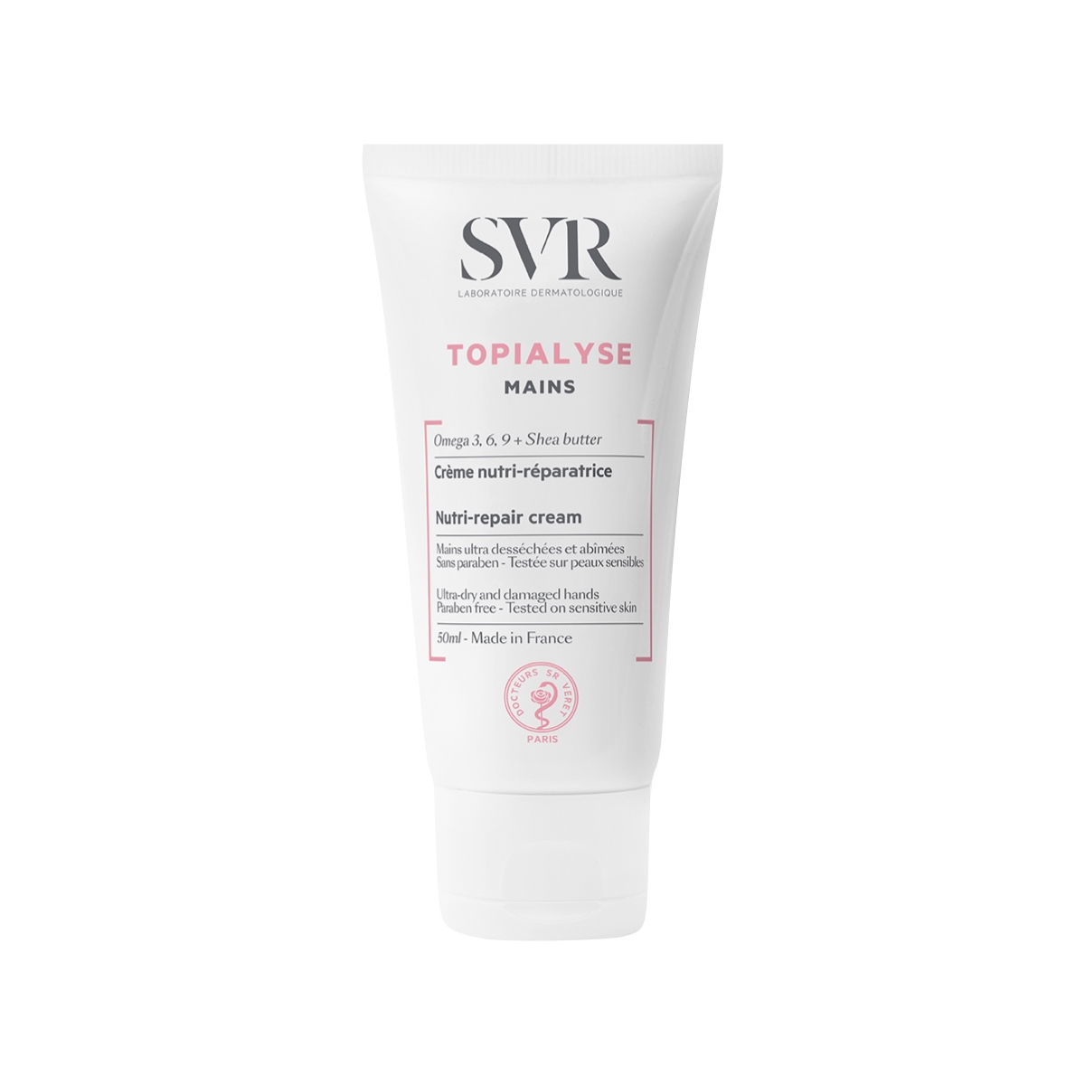 SVR Topialyse Mains barojošs roku krēms sausai, sasprēgājušai ādai, 50 ml - Produkta attēls