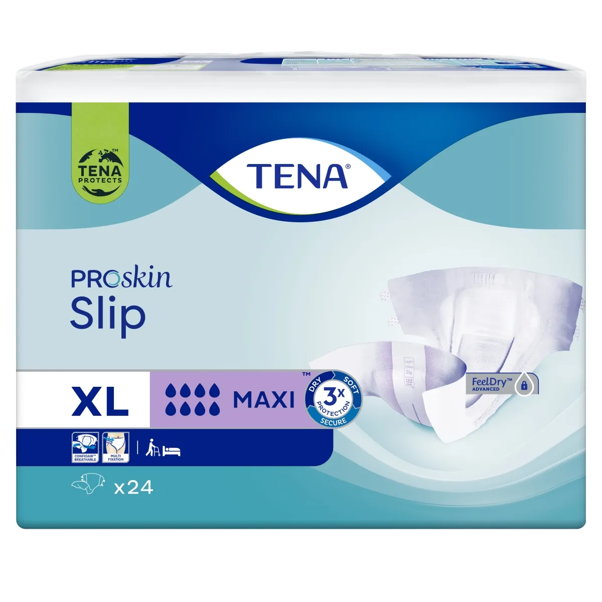 TENA Slip Maxi autiņbikses, XL izmērs, 24 gab. - Produkta attēls
