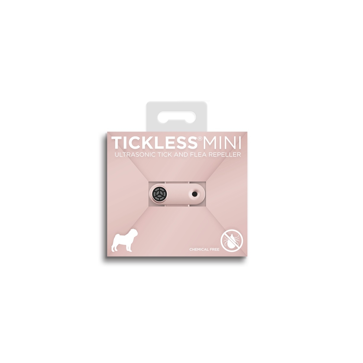 Tickless MINI Dog ultraskaņas repelenta ierīce, rozā (USB lādējama) - Produkta attēls