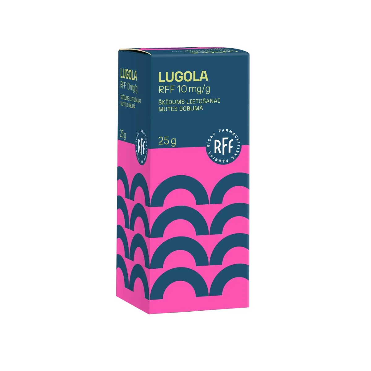 RFF Lugola 10 mg/g šķīdums, 25 g - Produkta attēls