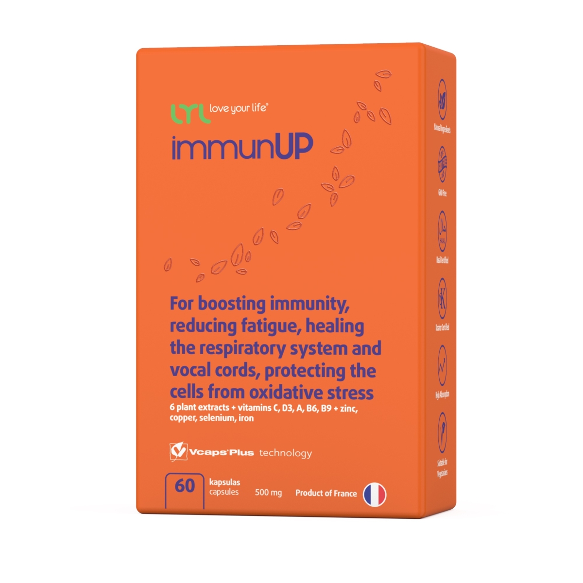 LYL immunUP kapsulas, 60 gab - Produkta attēls