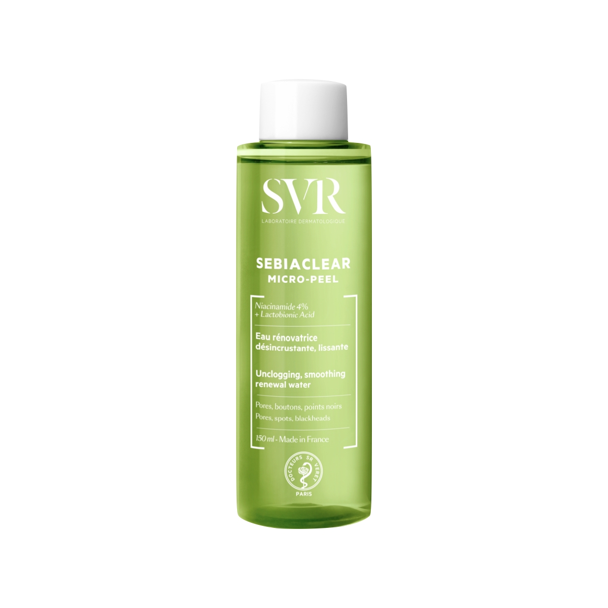 SVR Sebiaclear Micor-Peel losjons taukainas, problemātiskas ādas pīlingam, 150 ml - Produkta attēls