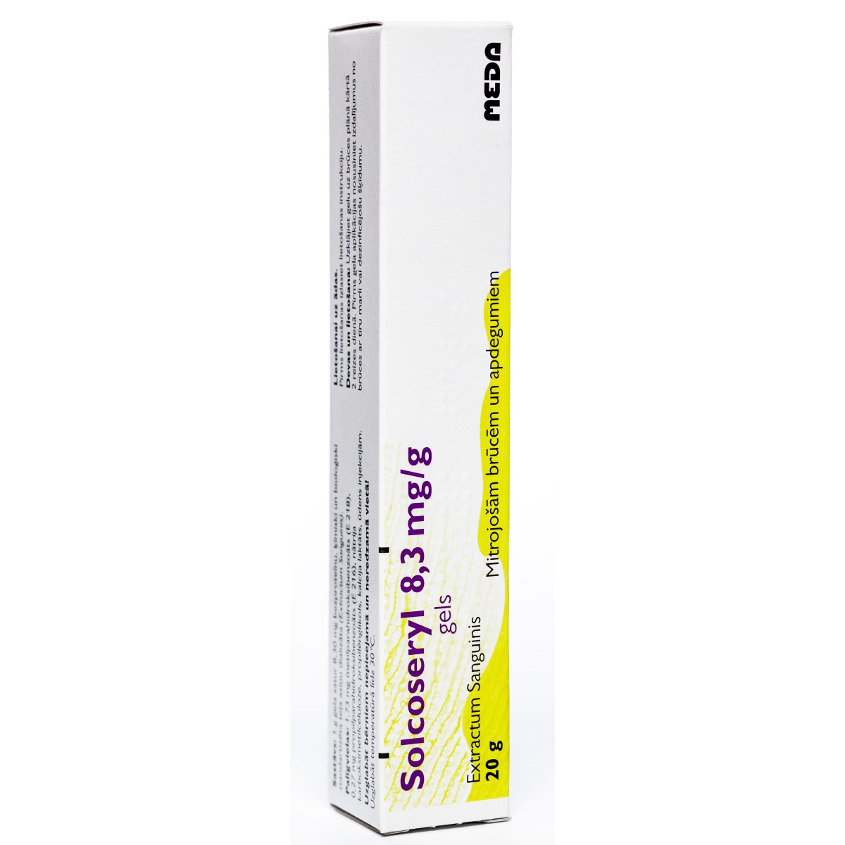 SOLCOSERYL GELS 8.3MG/G 20G - Produkta attēls