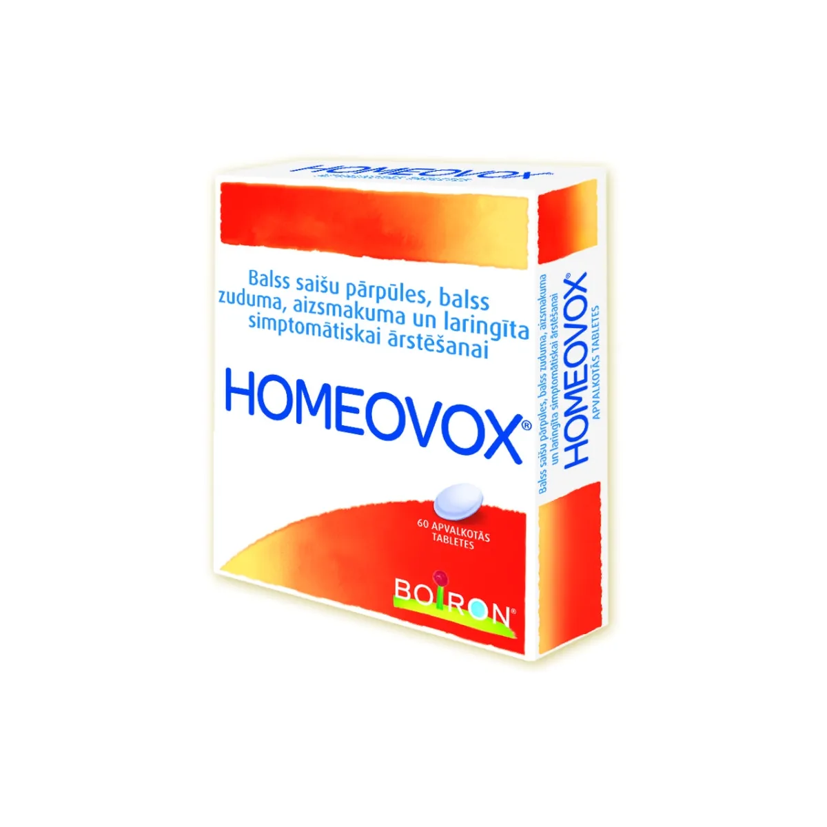 HOMEOVOX tabletes, 60 gab. - Produkta attēls