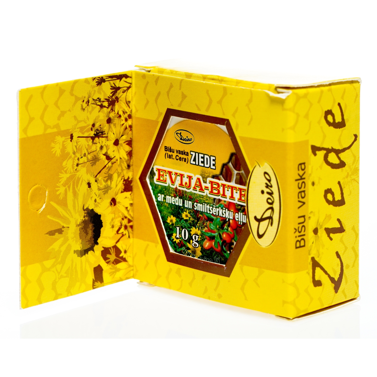 EVIJA-BITE ZIEDE AR MEDU+SMILTSĒRKŠĶU EĻĻU  10G - Produkta attēls