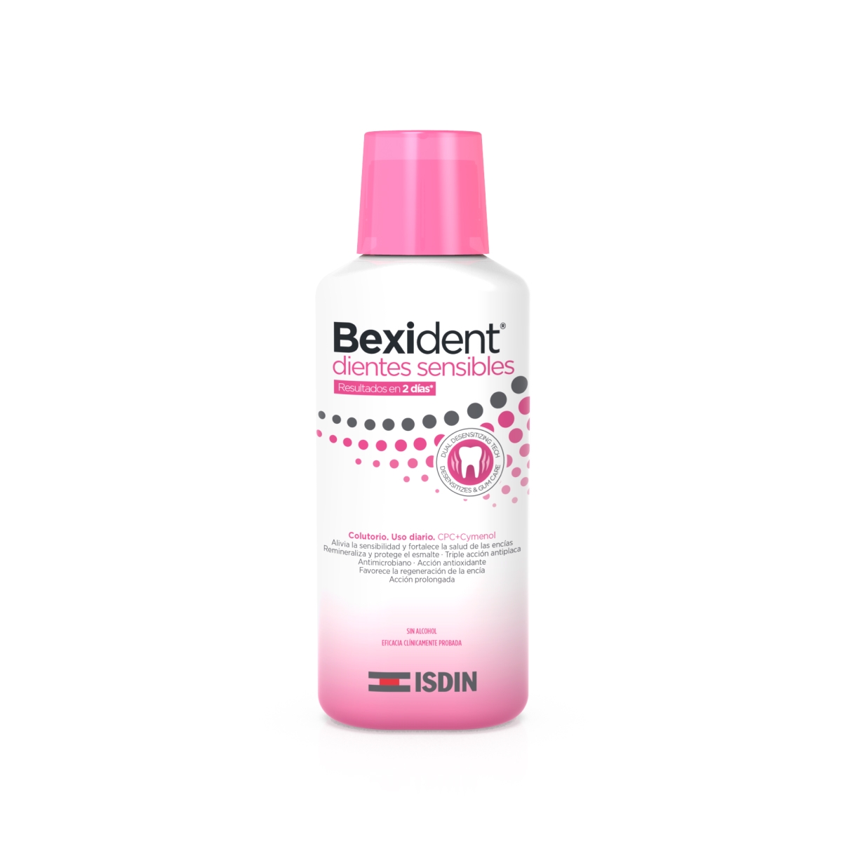 BEXIDENT mutes skalojamais līdzeklis jūtīgiem zobiem, 250 ml - Produkta attēls