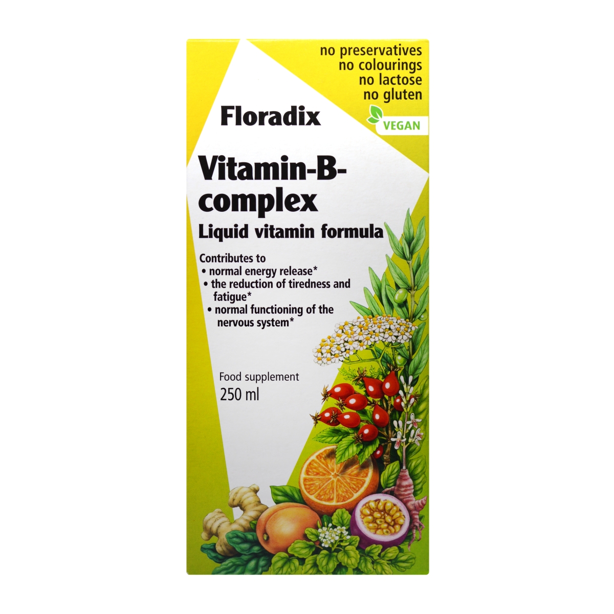 Floradix B vitamīnu komplekss, 250 ml - Produkta attēls
