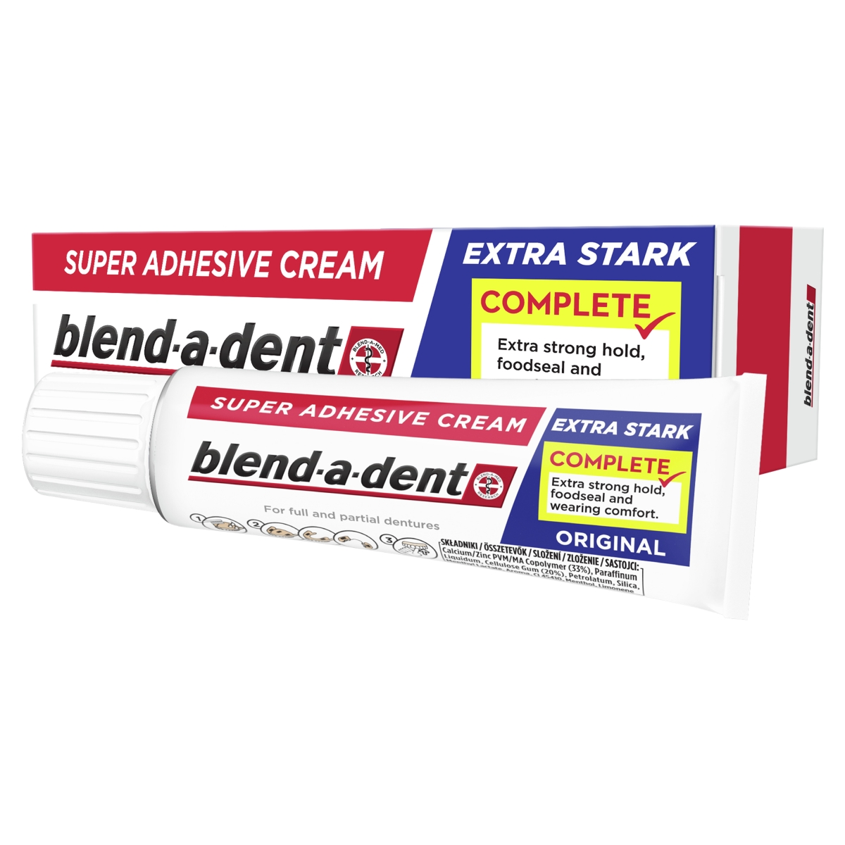 BLEND-A-DENT Original fiksācijas krēms, 47 g - Produkta attēls