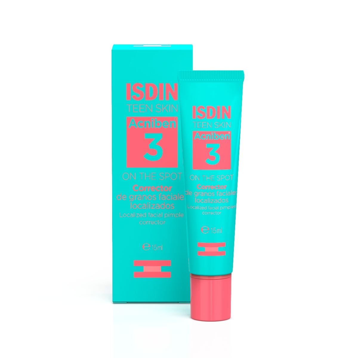 ISDIN Acniben lokāls pūtītes mazinošs gels, 15 ml - Produkta attēls