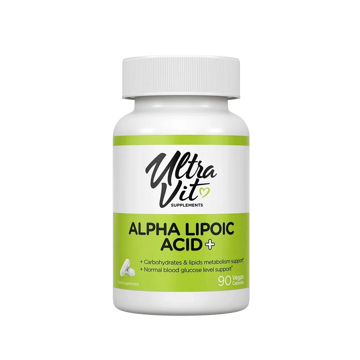 ULTRAVIT alpha lipoic acid+ kapsulas, 90 gab. - Produkta attēls
