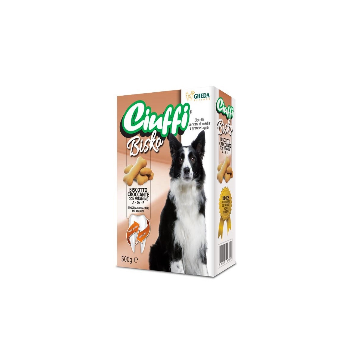 CIUFFI SUŅU CEPUMI BISKO 500G - Produkta attēls