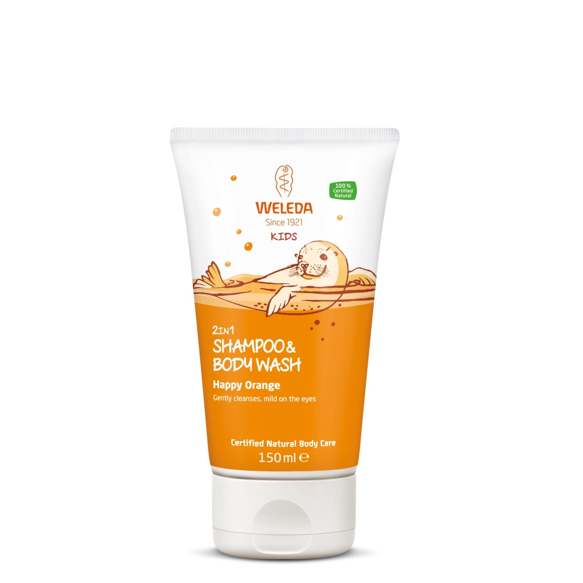 WELEDA KIDS HAPPY ORANGE šampūns un līdzeklis ķermeņa mazgāšanai "divi